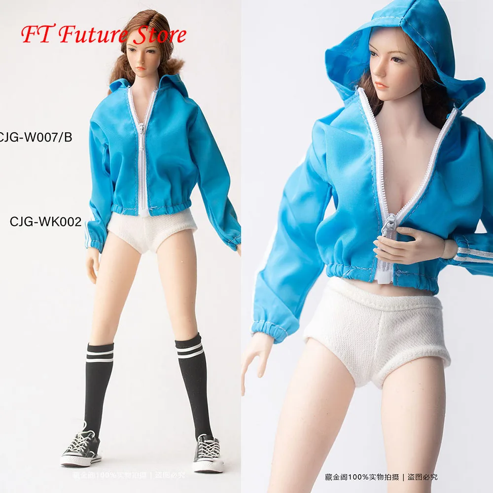 

CJG-W007B 1/6 весы женской фигуры аксессуар Спортивная одежда комплект с шортами, модель для детей возрастом от 12 дюймов фигурку тела