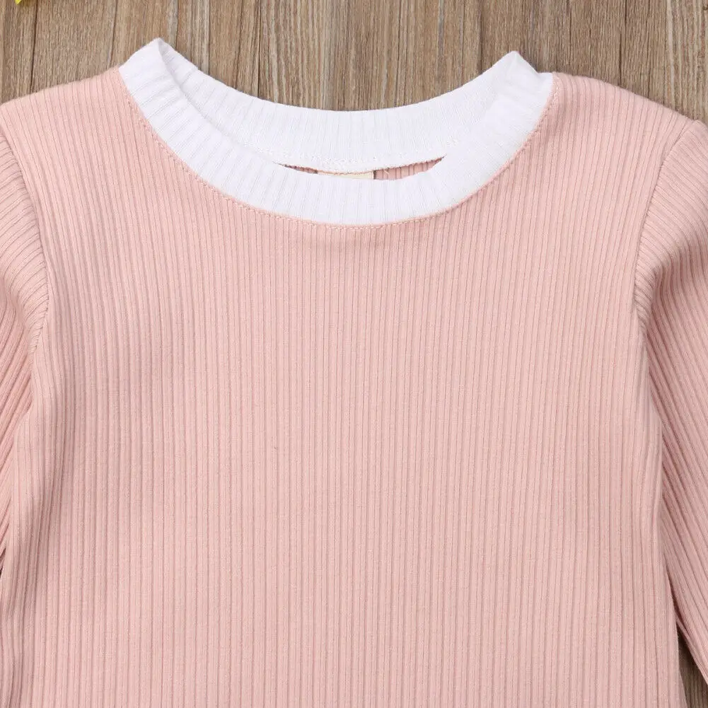 Комбинезон для новорожденных девочек трикотажный розовый комбинезон с длинным