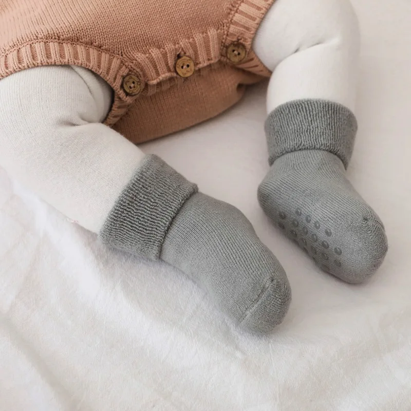 Детские Носки ярких цветов однотонные короткие носки для малышей хлопковые