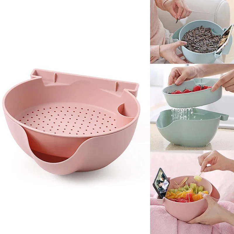 2020 креативная миска двухслойная емкость для сухих фруктов закусок семян