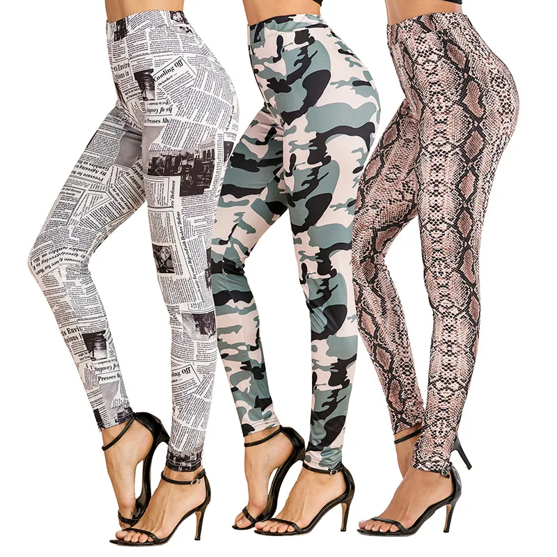 

Hot Selling Hot Selling Casual Pants Women's Printed Slim Fit Slimming High-waisted Pants