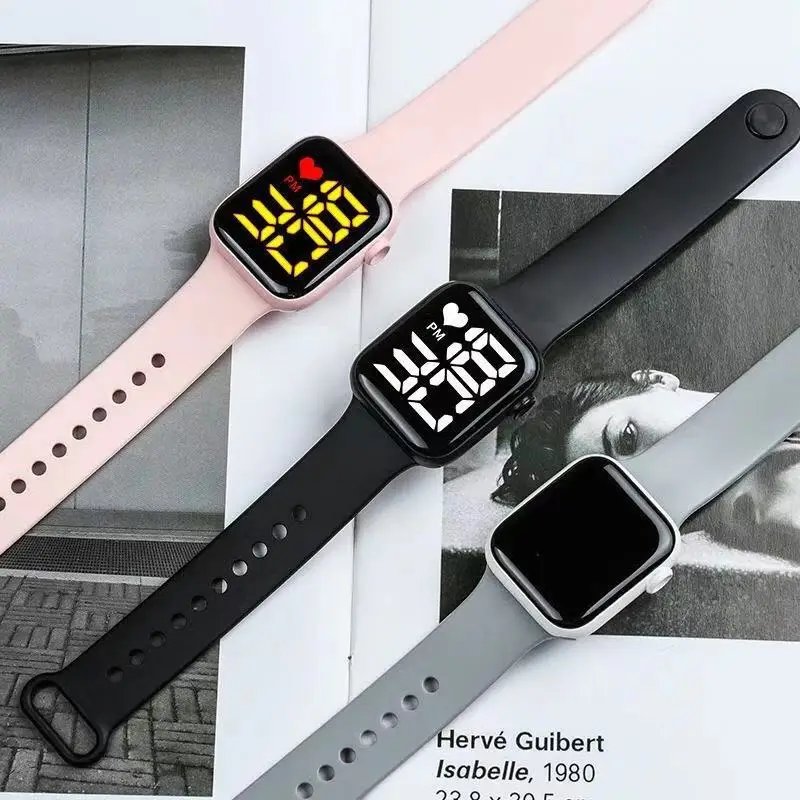 

Men's Wrist Watches LED Digital Watch for Men Women Sports Army Military Silicone Watch Electronic Cock Hodinky Reloj Hombre