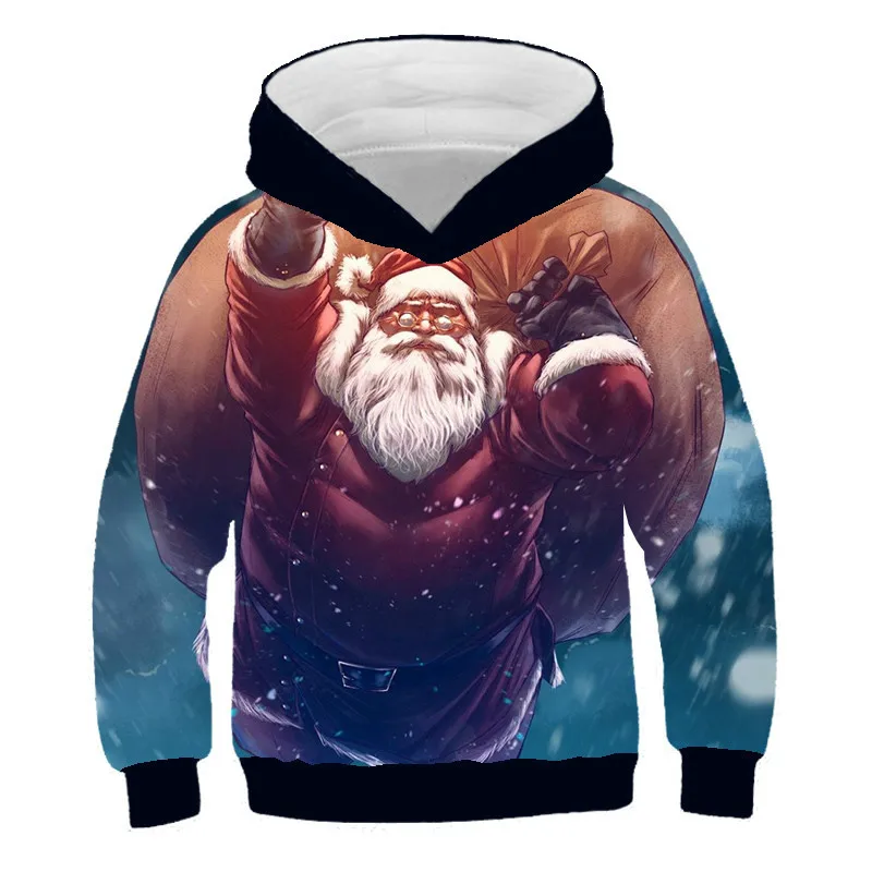 Новинка 2020 Рождественский мультяшный свитер детская модная Персонализированная