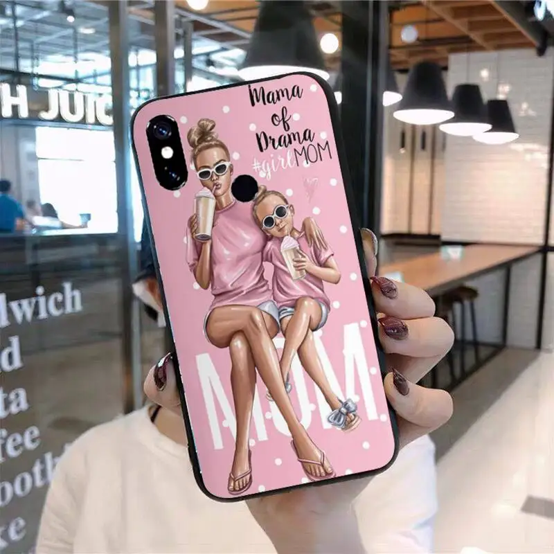 

Woman Fashion girl Super Mom baby Phone Case For Xiaomi Redmi 7 8 9t 9se k20 mi8 max3 lite 9 note 9s 10 pro