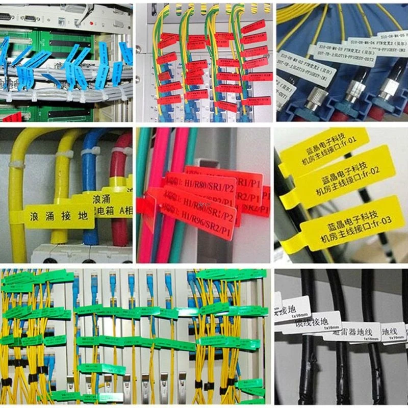 Наклейки для кабелей 30 шт. водонепроницаемые идентификационные метки работы с