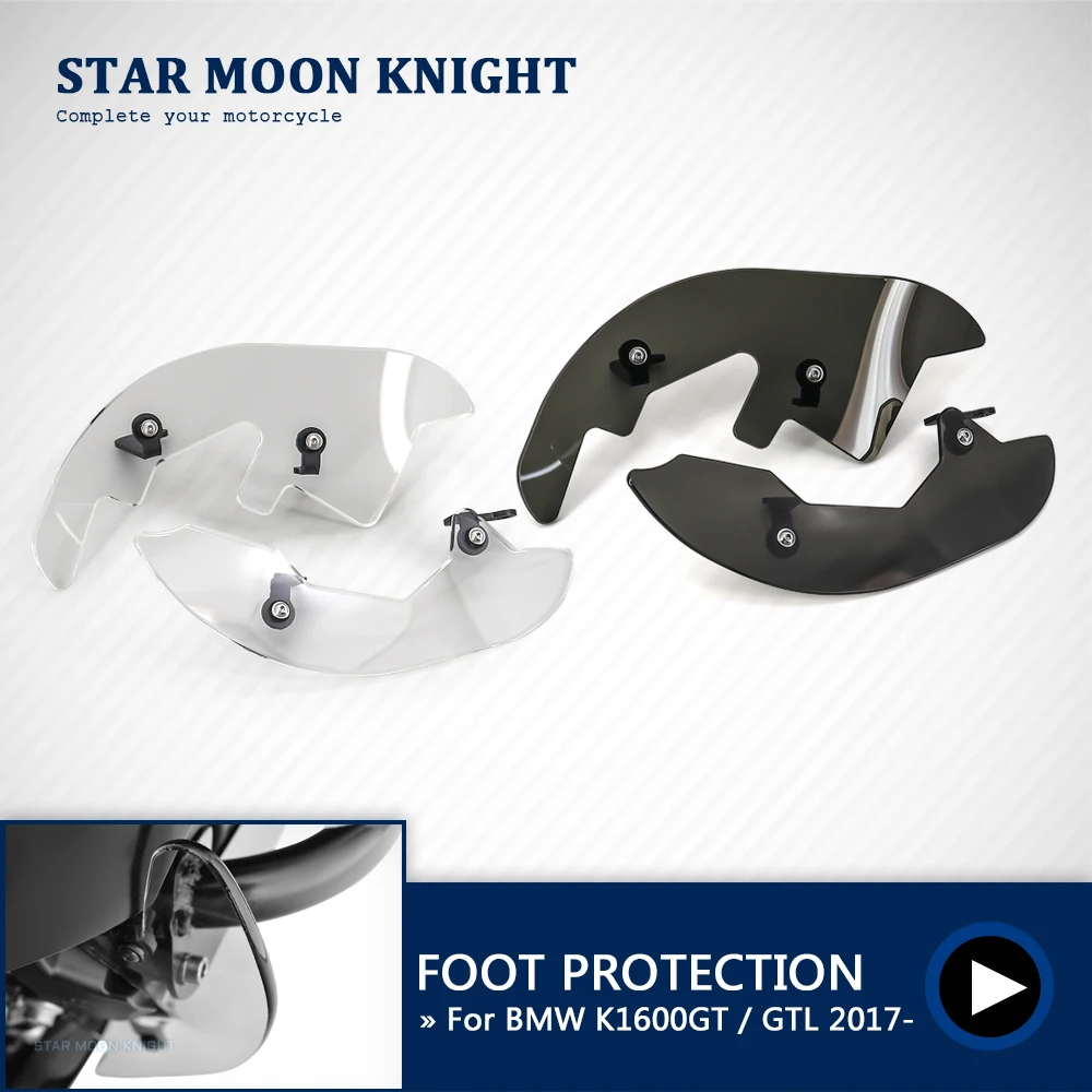 

Fit For BMW K 1600 GT 2017 2018 2019 2020 K1600GT K1600GTL NEW Motorcycle Splash Brake Shift Shield Revised Foot Protector Guard
