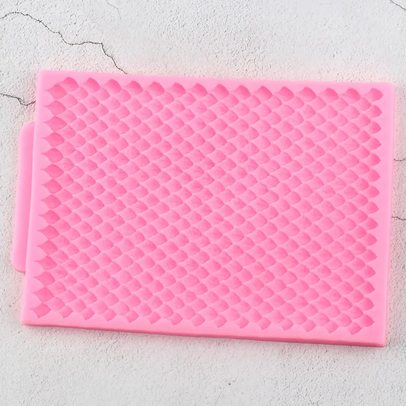 Дракон чешуя торт кайма силиконовые кружева формы Детский День Рождения Кекс