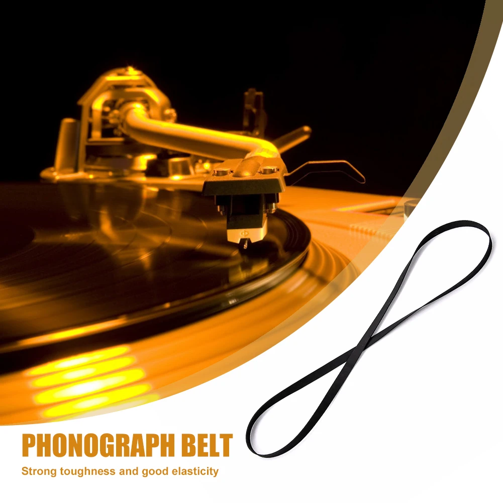 

Wear-resistant Record Player Drive Belt Rubber Turntable Phonograph Transmission Strap Vinyl Record Tape Accessories