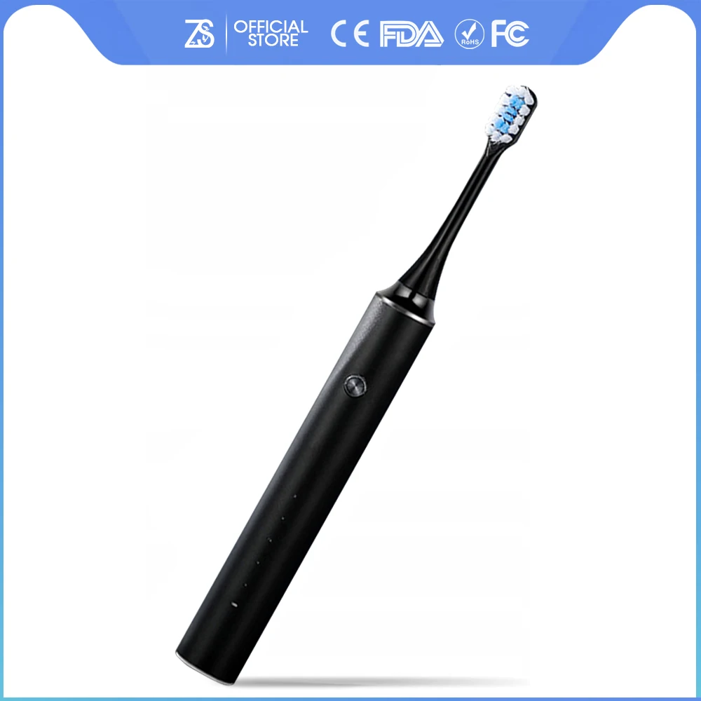 

Электрическая зубная щетка, перезаряжаемая через USB, 5 режимов, с 8 сменными щетками