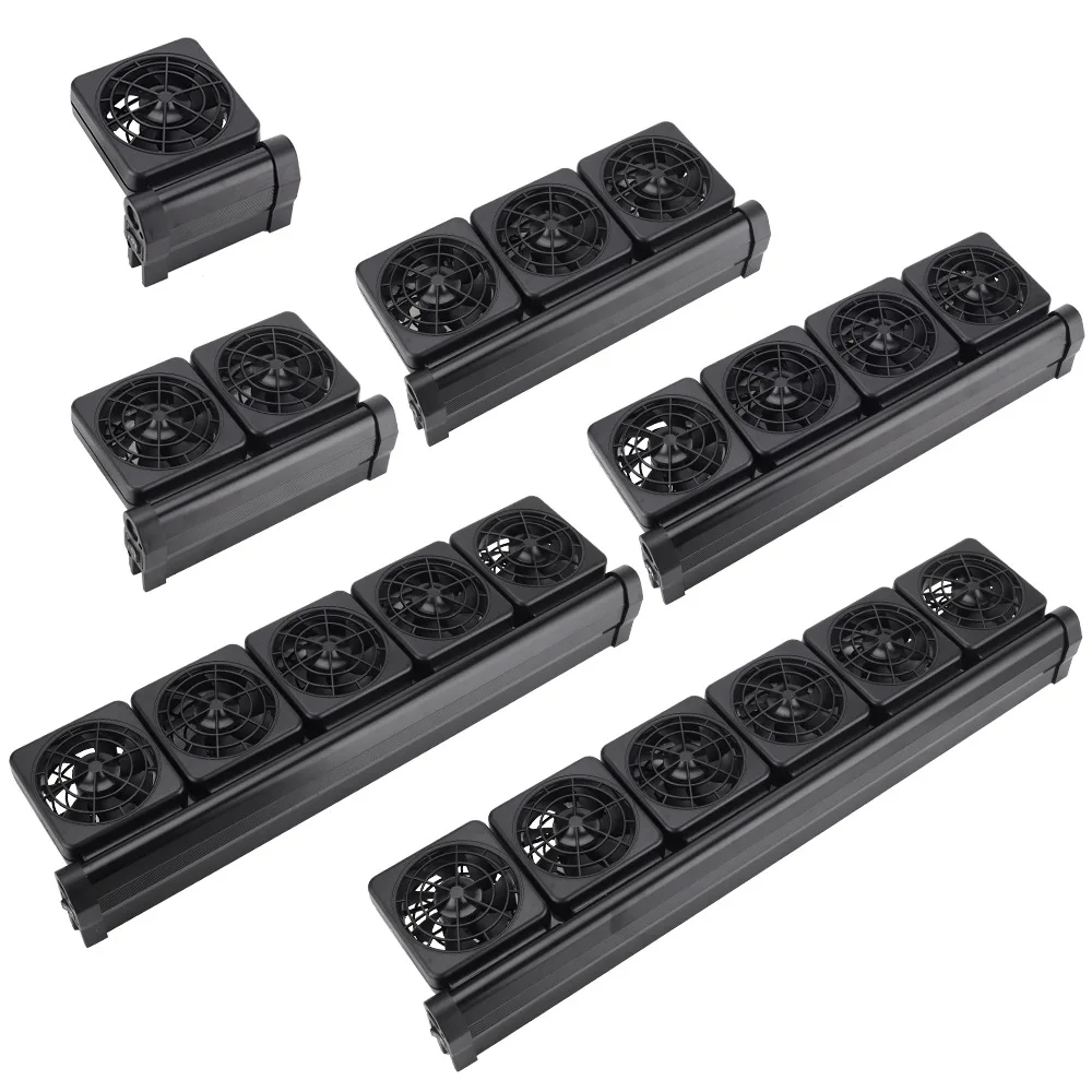 

Mini Fish Tank Cooling Fan Cooling Cooling Fan Aquaculture Adjustable Wind Speed Grass Tank Shrimp Tank 1 To 6 Head