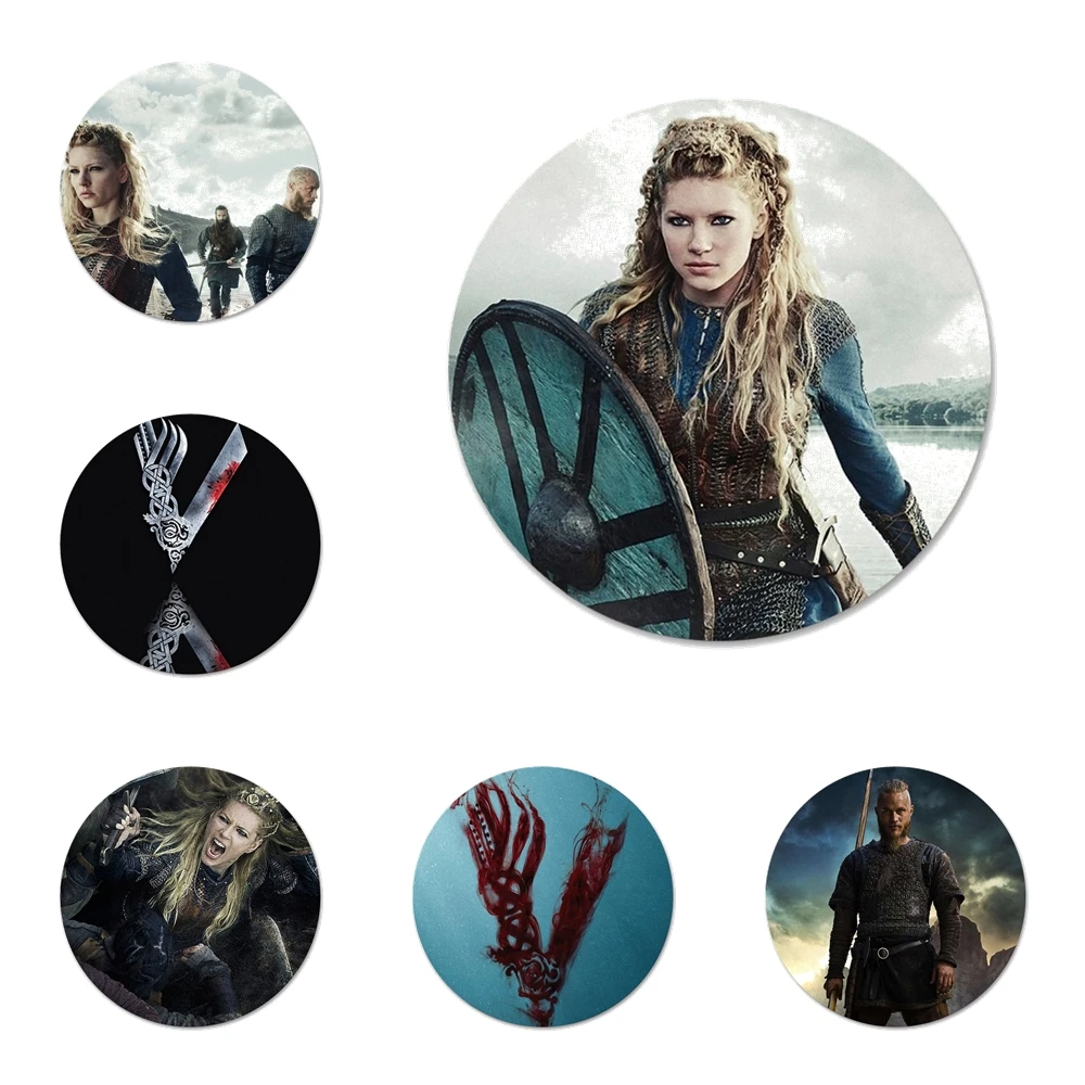 Викинги Кэтрин Винник значок брошь заколка аксессуары для одежды рюкзак