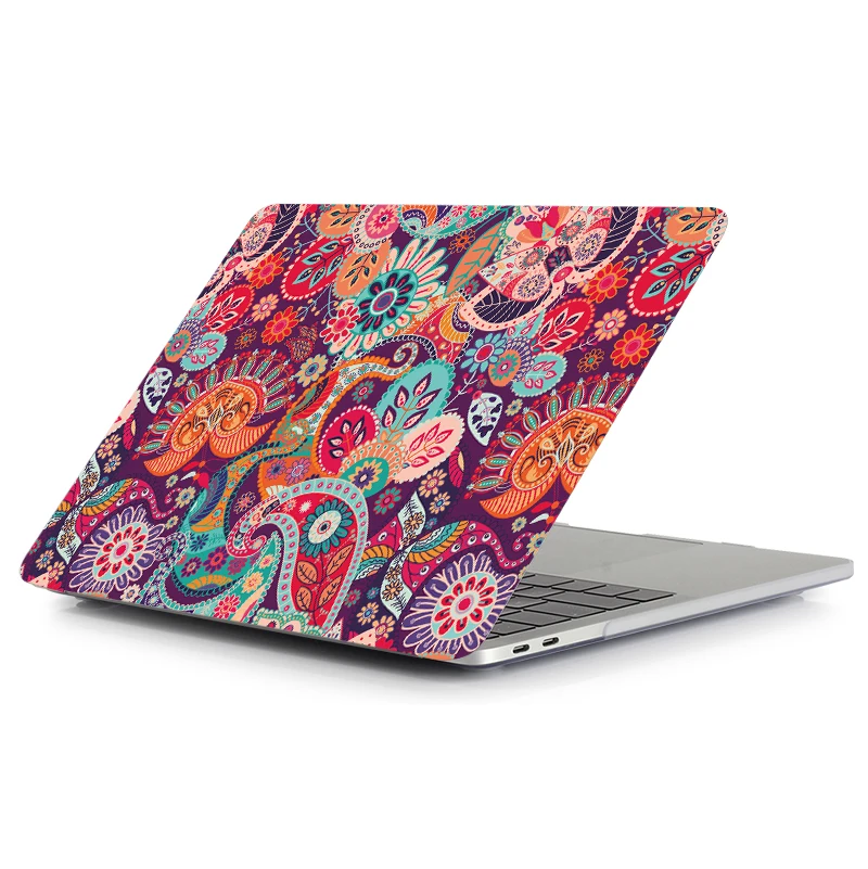 Сумка для ноутбука MTT, чехол для Macbook Air 11 13 Pro 13 15 с сенсорной панелью, чехол с принтом пейсли для macbook 12 дюймов retina, чехол для ноутбука