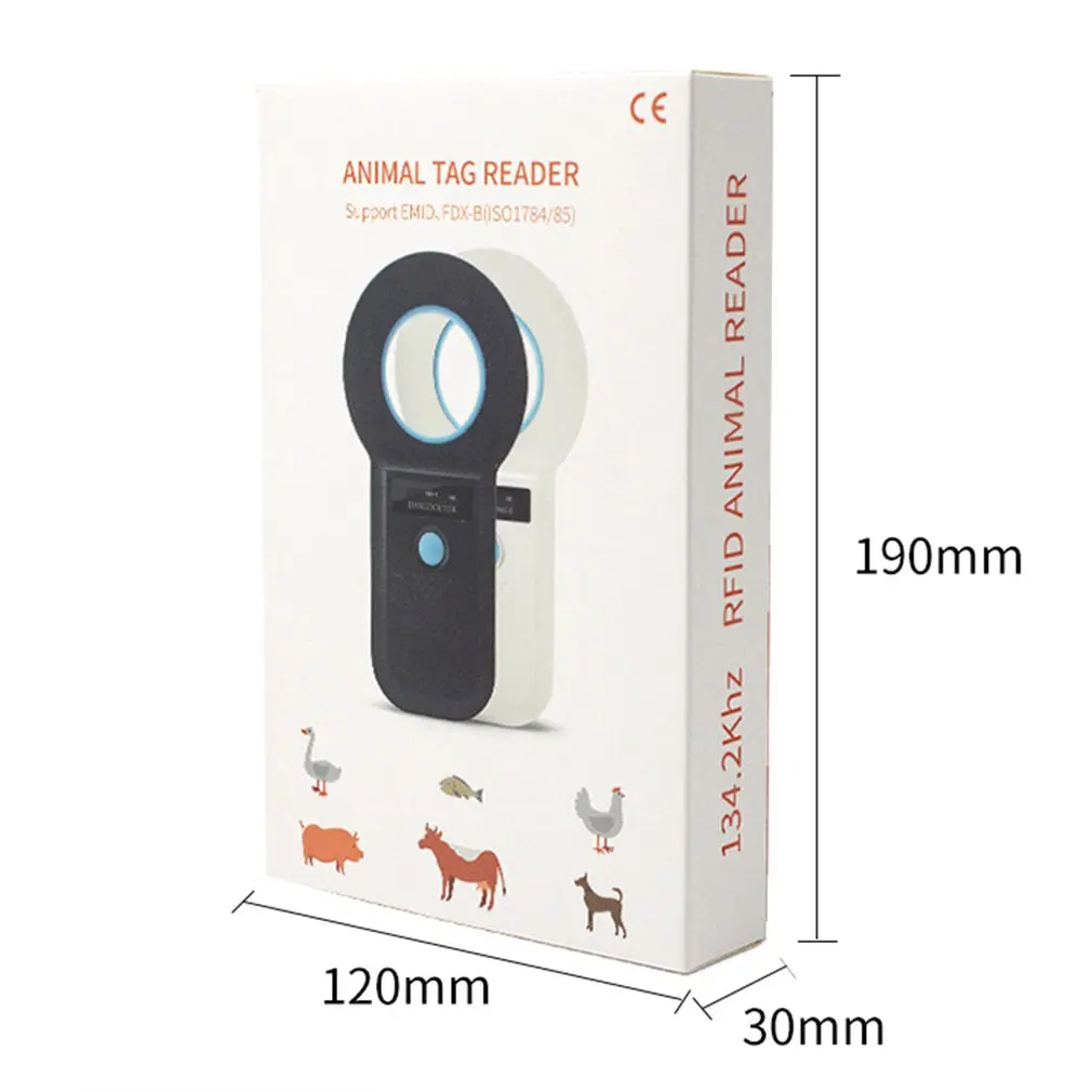 W90B сканер ID для домашних животных считыватель ID-карт USB транспондер портативный