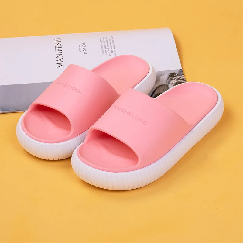Slippers Women Summer New Style Indoor Trend Fashion Two-color Sandals and Home Platform for Ladies Shoes | Обувь