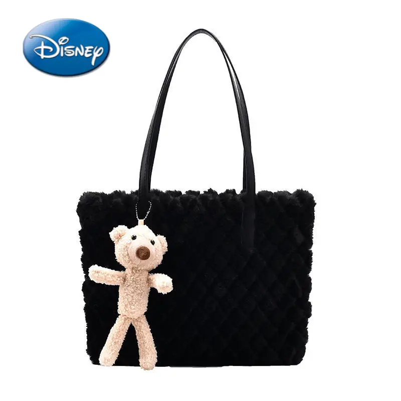 

New Disney Cartoon Woman Shoulder Bag High Quality Handbag Large Capacity Shopping Bag Tote Bag Luxury Female Bag Christmas Gift
