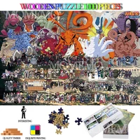 all cartoon people 1000 pieces puzzle for adults cartoon anime wooden jigsaw puzzle kids educational puzzle toys nice gifts
