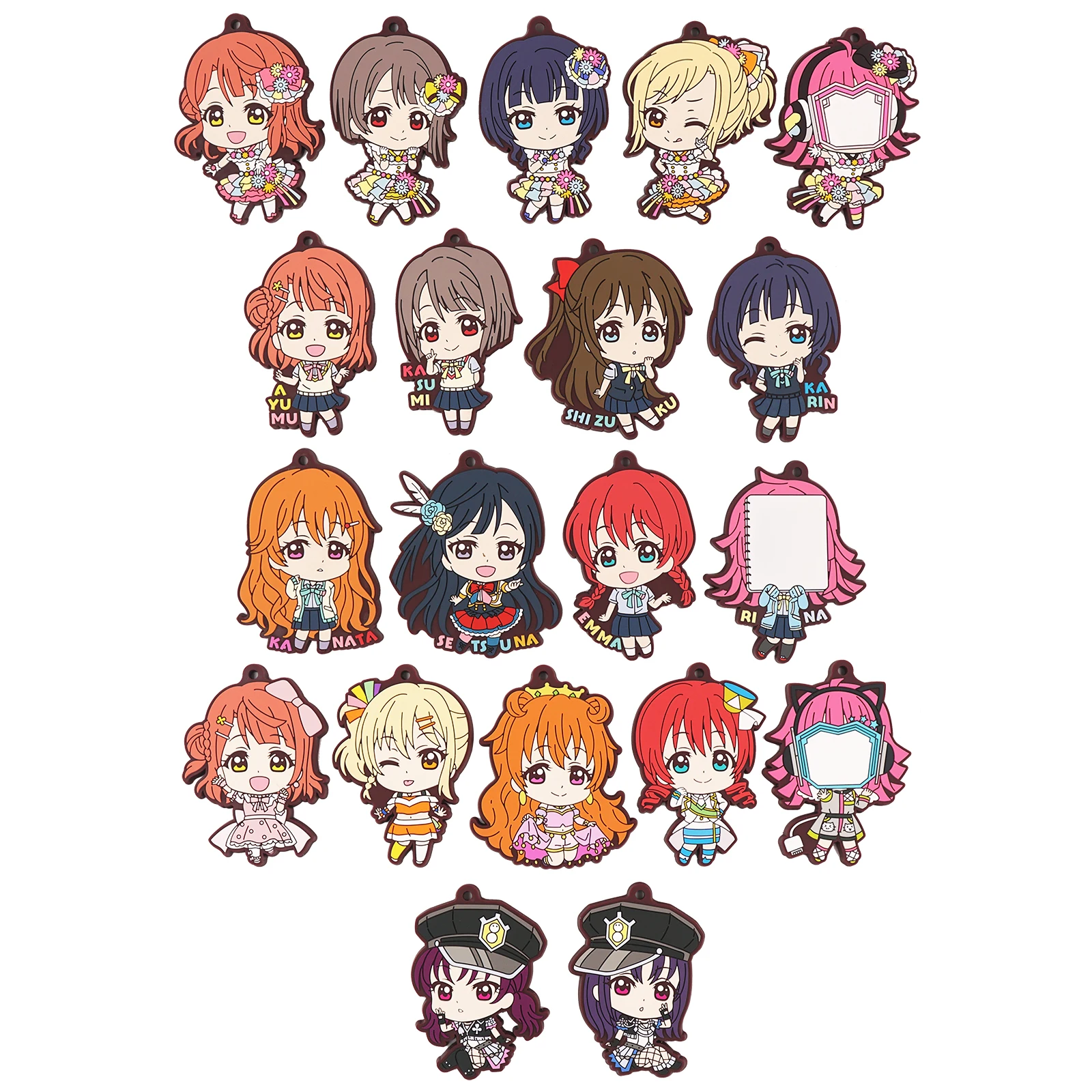 Брелок из резины в стиле аниме Love Live Lovelive PDP | Украшения и аксессуары