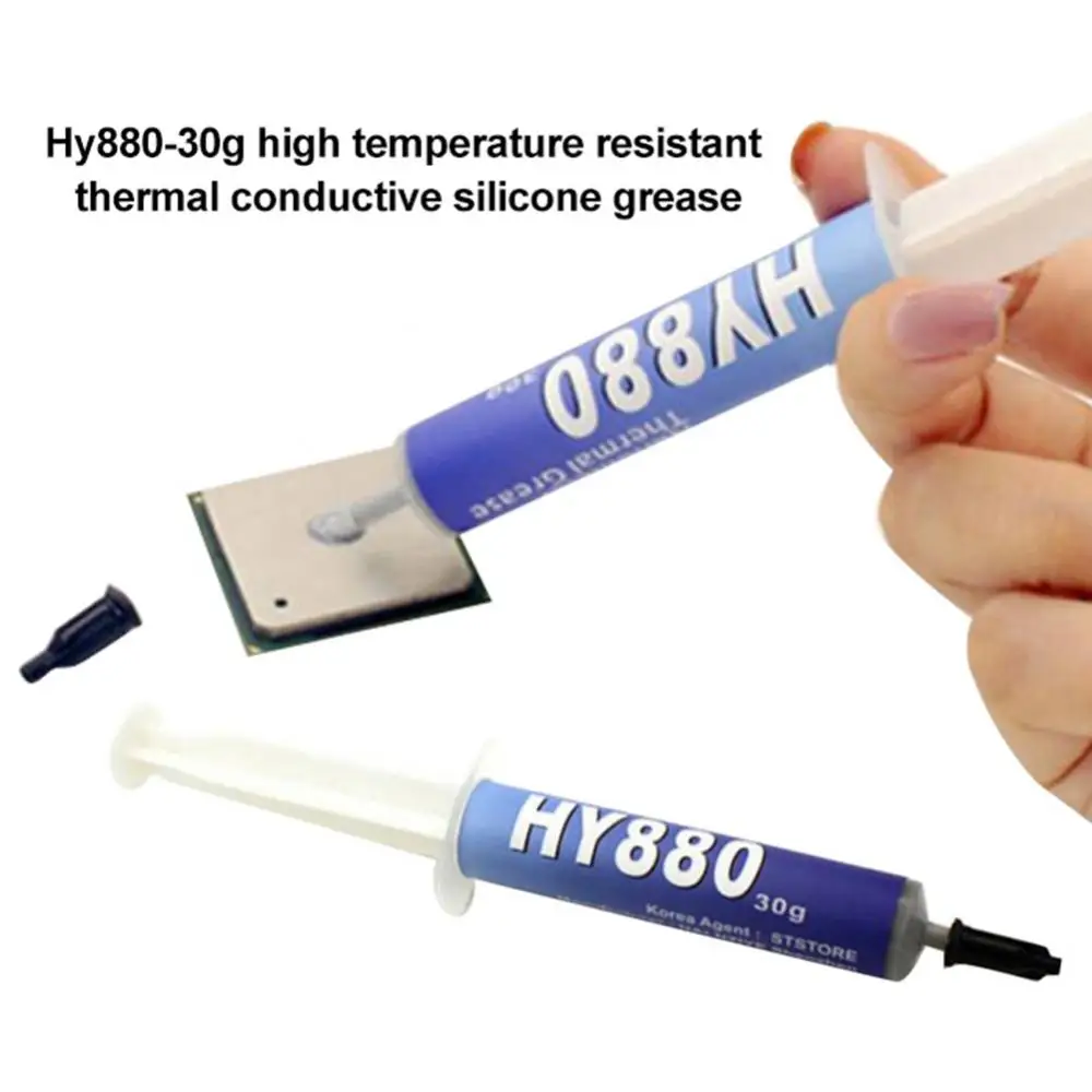

HY880-30G Thermal Grease Paste Heat Dissipation Cooling Tube For Computer CPU Processor CPU Cooler Cooling Fan Thermal Grease