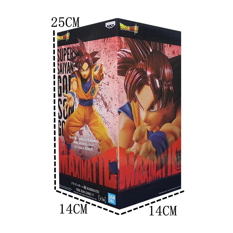 

Original Dragon Ball Z Anime Figures Son Goku MAXIMATIC PVC Toys 20cm Model Action Figurals With Box Goku Super Saiyan Juguetes