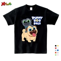 2020 summer cartoon puppy dog pals print tee tops for boy girls clothing children white 3d funny t shirt kids t shirt clothes