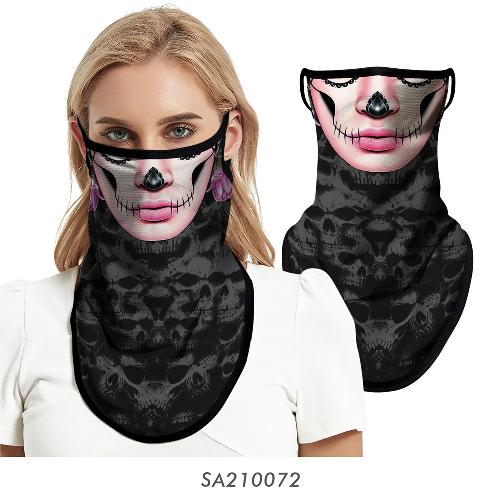 

3D Headband Bandanas Neck Gaiter Outdoors Camping Hunting Hanging Ear Face Shield Cycling Face Masks Camouflage Neck Scarfs