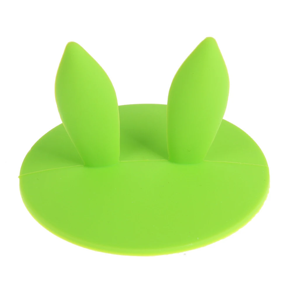 Cute Rabbit Ear Cups Lids Silicone Mold Dustproof Reuseable Cup Cover Clay Mould DIY Coffee Making Gifts |
