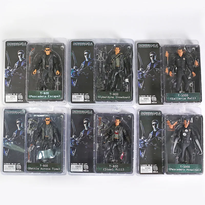 Фигурка эндоскелет NECA 7 дюймов T 800 ПВХ Коллекционная модель игрушки типов 18