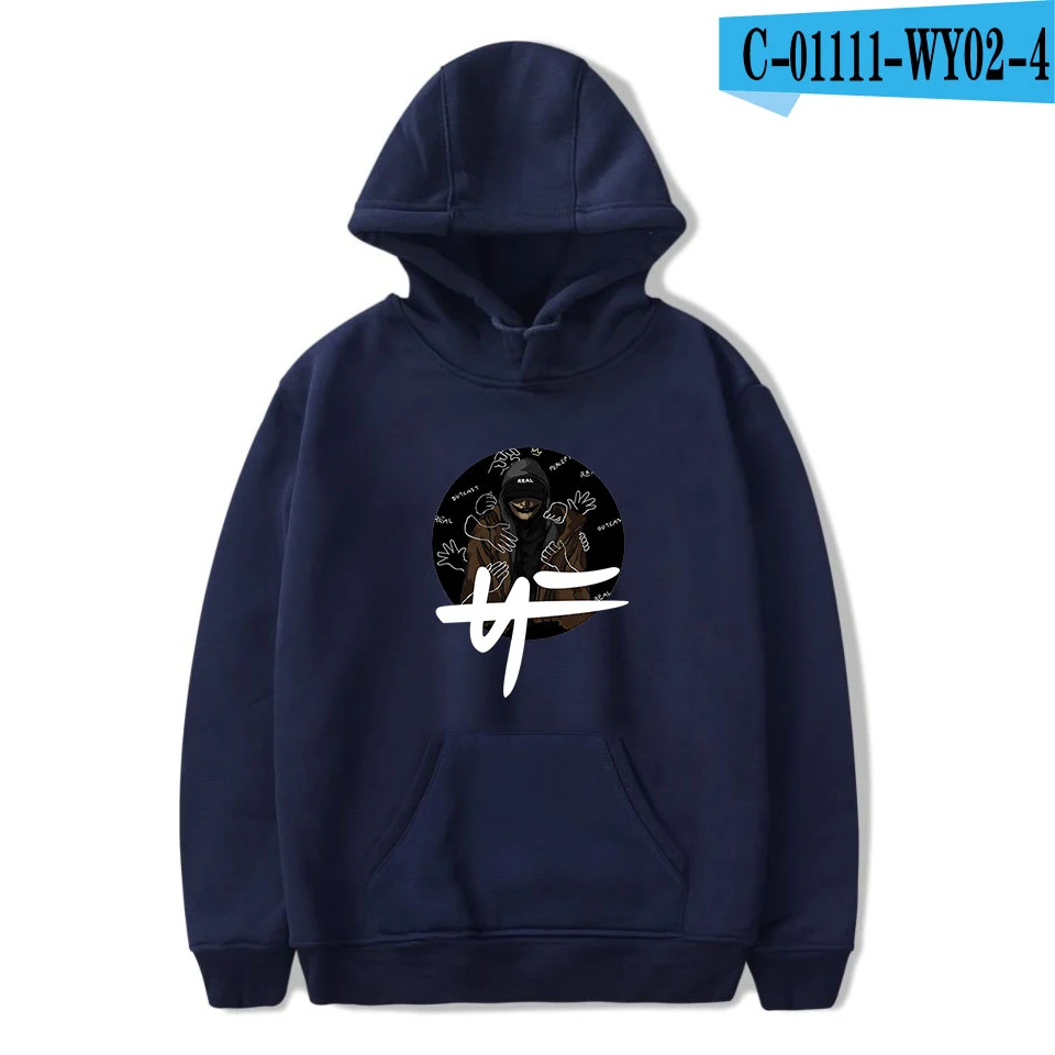 navy blue Новое поступление NF толстовки для мужчин/женщин весна/осень/зима индивидуальная уличная хип-хоп NF мальчик/девочка толстовки - Цвет: navy blue
