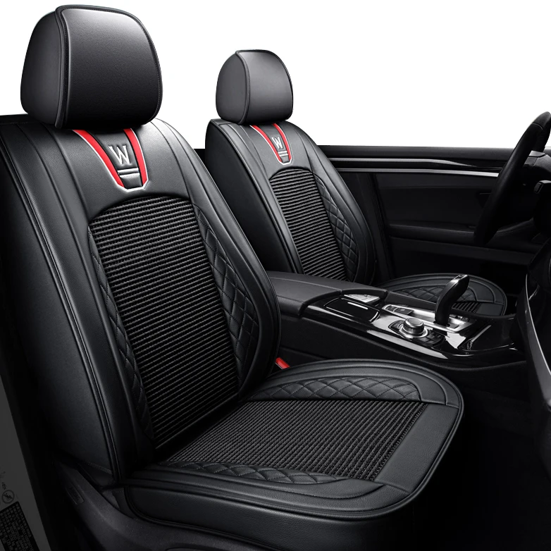 ZHOUSHENGLEE ice silk 5 Чехлы для автомобильных сидений Porsche Cayman Macan panamera Cayenne Boxster