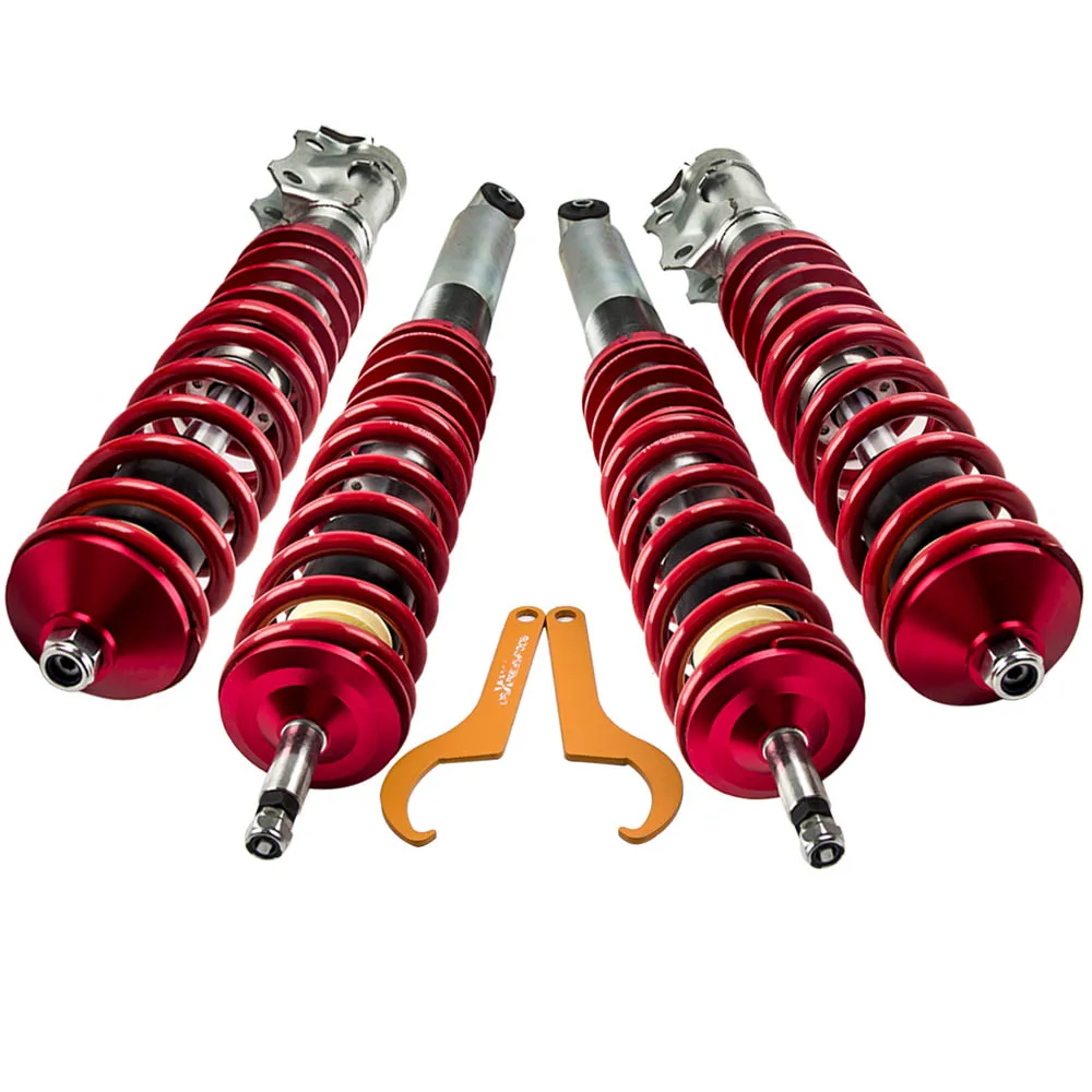 Горячая Распродажа COILOVER комплект подвески для VW GOLF MK2 MK3 понижения пружин