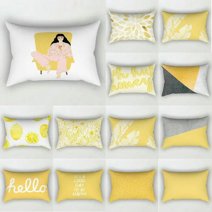 Наволочка для дивана прямоугольная 30 х50 см | Дом и сад