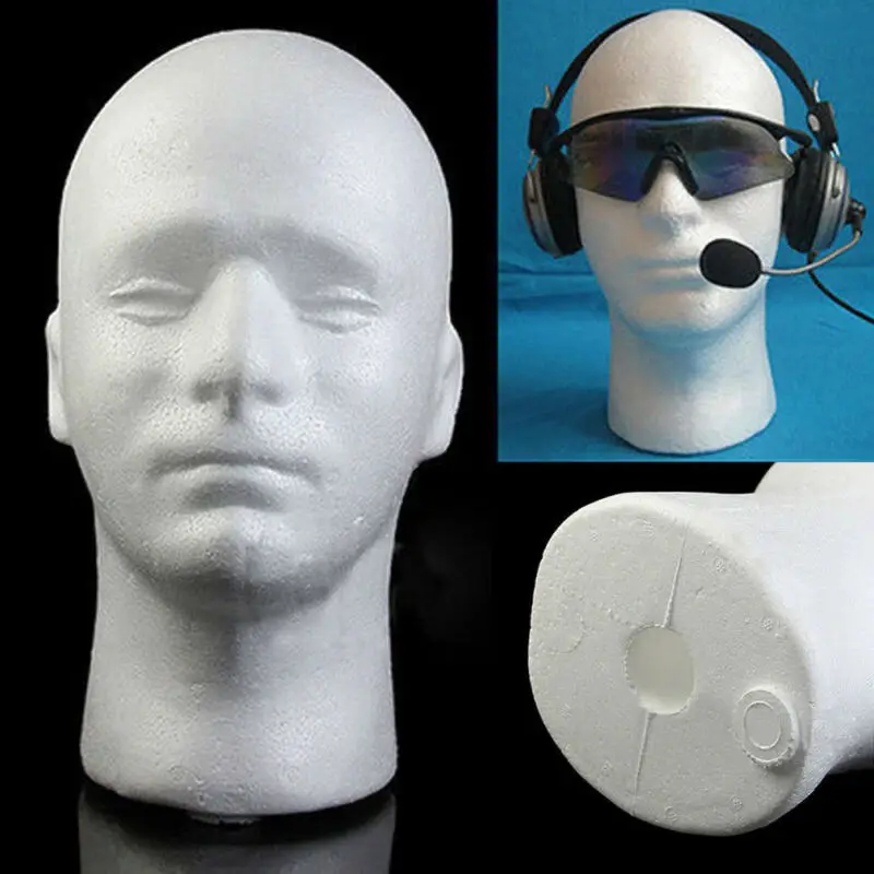 Пенопластовый Манекен Модель Манекен-голова для женщин и мужчин дисплей очков