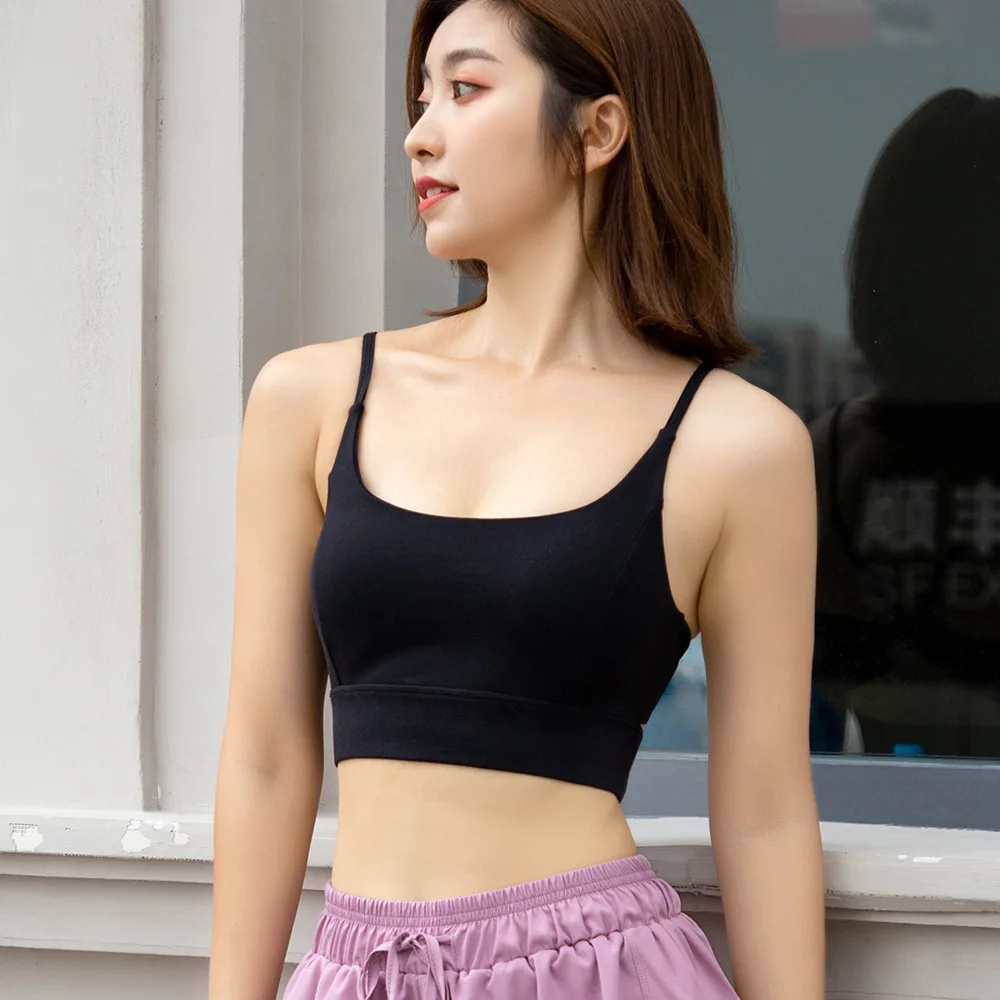 

Sport Bras Women Cross Straps Running Gym Fitness Top Push Up Yoga Gym Workout Brassiere Sportswear