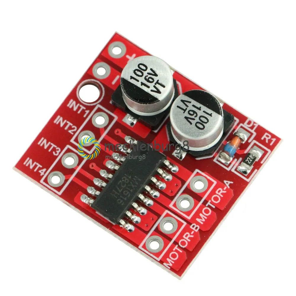 Двухканальный драйвер двигателя постоянного тока 1.5A шаговый модуль h моста L298N