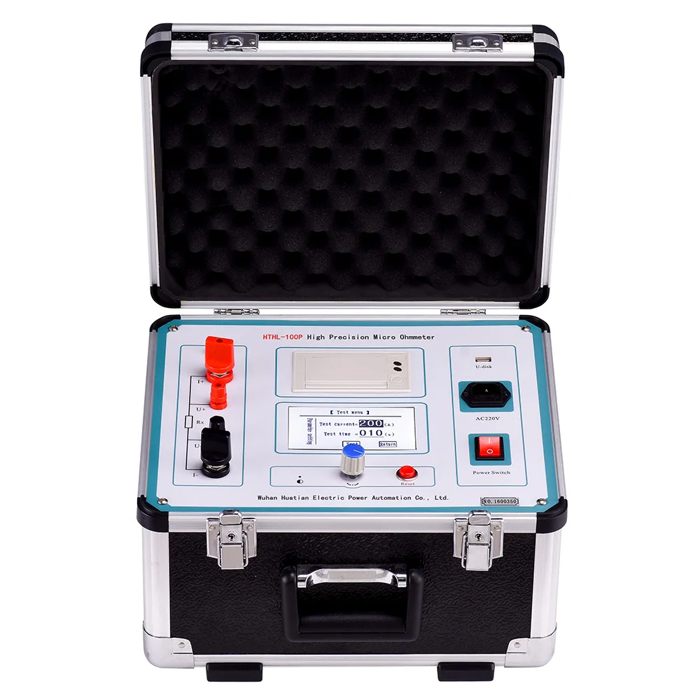 

HTHL-100P High Precision Micro Ohmmeter