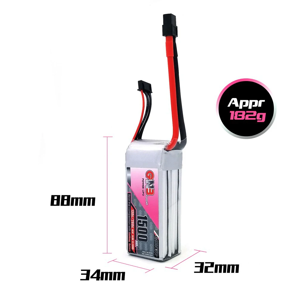 Высокочастотный RC автомобиль 110C 120c 130C Lipo аккумулятор Gaoneng GNB 14 8 в 1500 мАч модели