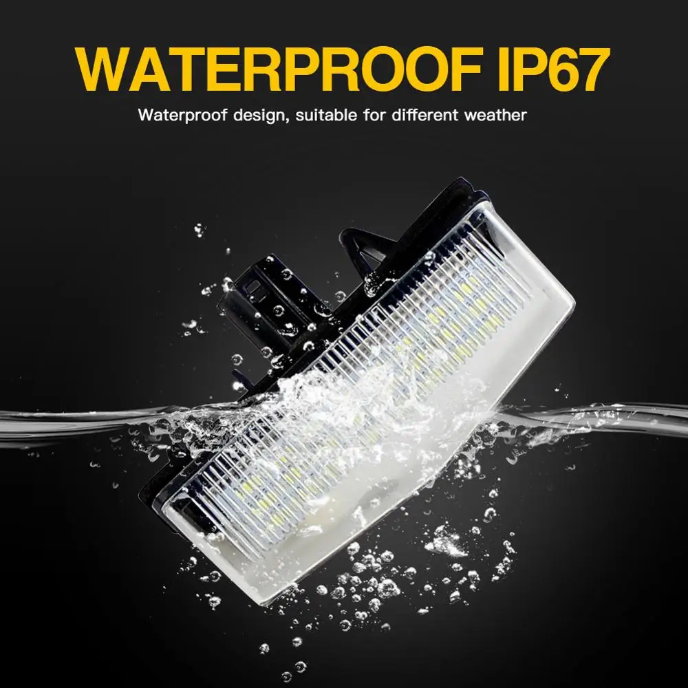 Светодиодный CANBUS Подсветка регистрационного номера база лампы для Toyota PRIUS