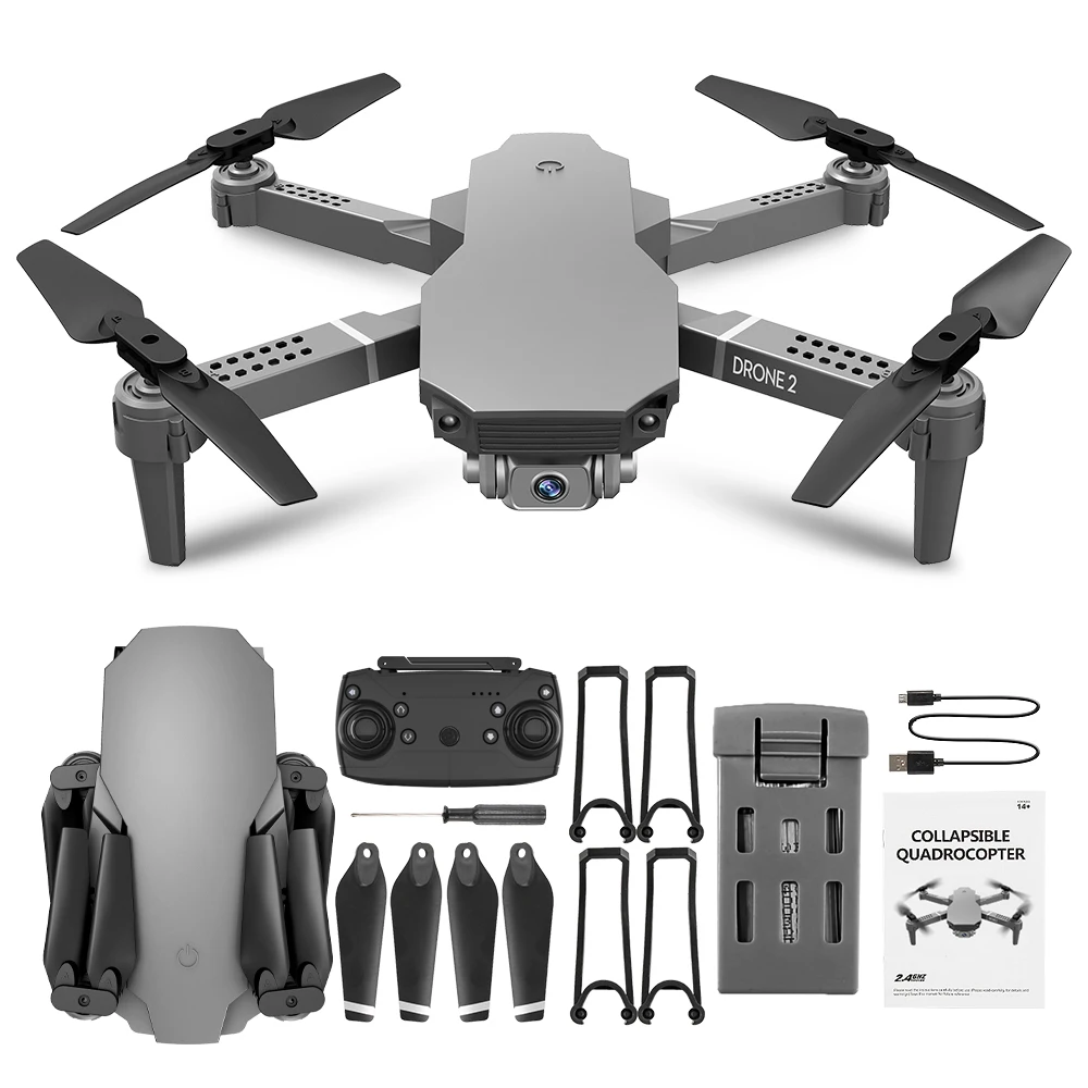 Новый мини Дрон с 4k HD широкоугольной двойной камерой WiFi FPV следуй за мной Rc