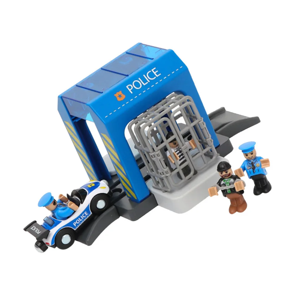 

1 Set City Police Station Car Building Blocks Set Police Station Model