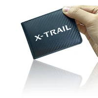 for nissan x trail xtrail x trail car passport drving wallet credit bank card holder fashion purse brand purse car accessories