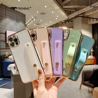 candy holder phone case for iphone 13 12 11 pro max xr xs max soft green orange wrist gold case for iphone 6 7 8 plus cover capa