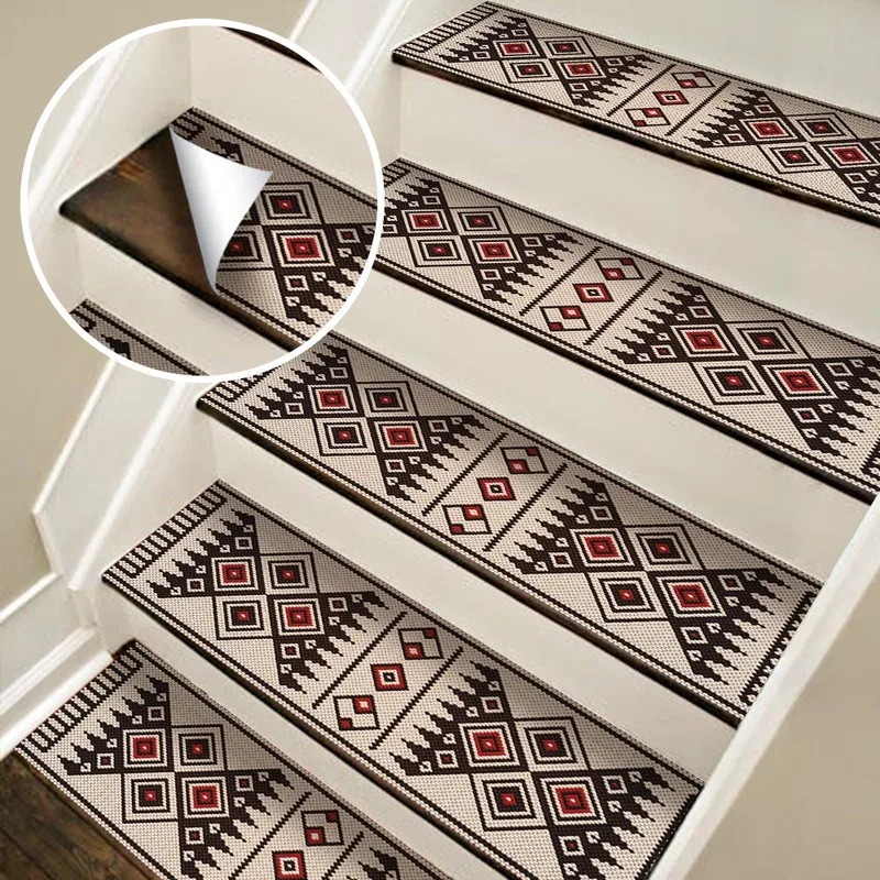 Самоклеящийся Противоскользящий коврик для лестницы Декоративный Напольный
