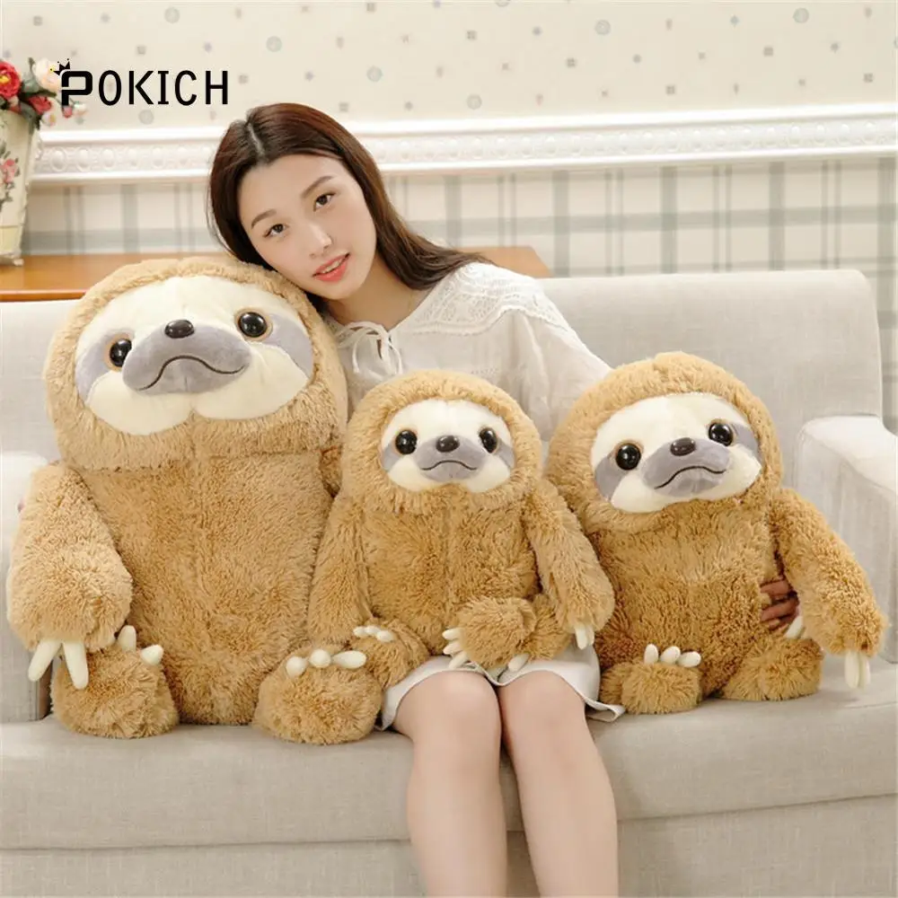 Милые пушистые ленивые мягкие игрушки в виде животных плюшевые Подарочные слоты
