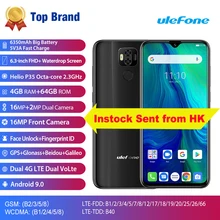 Ulefone Power 6 смартфон с 3 дюймовым дисплеем ОЗУ 4 Гб ПЗУ 64 ГБ Android 9 0 6350