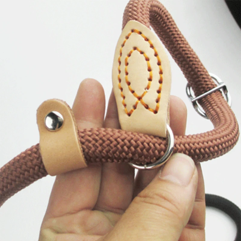 Маленький Средний Большой поводок для собак с цепью P нейлоновый альпинизма