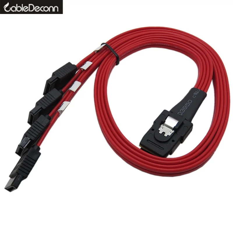 Кабель sas sata Mini SAS 36P SFF 8087 узловой кабель для 7 контактного SATA 6 ГБ HD разветвитель