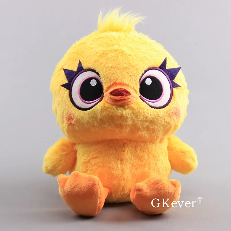 35 см История 4 голубой кролик и желтая утка Ducky плюшевые игрушки кукла большой размер мягкая спальная Подушка детский подарок на день рождения - Цвет: Yellow Ducky