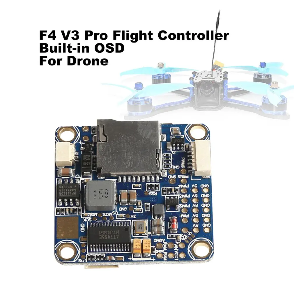 Контроллер полета Betaflight Omnibus STM32F4 F4 Pro V3 Встроенный OSD | Электроника