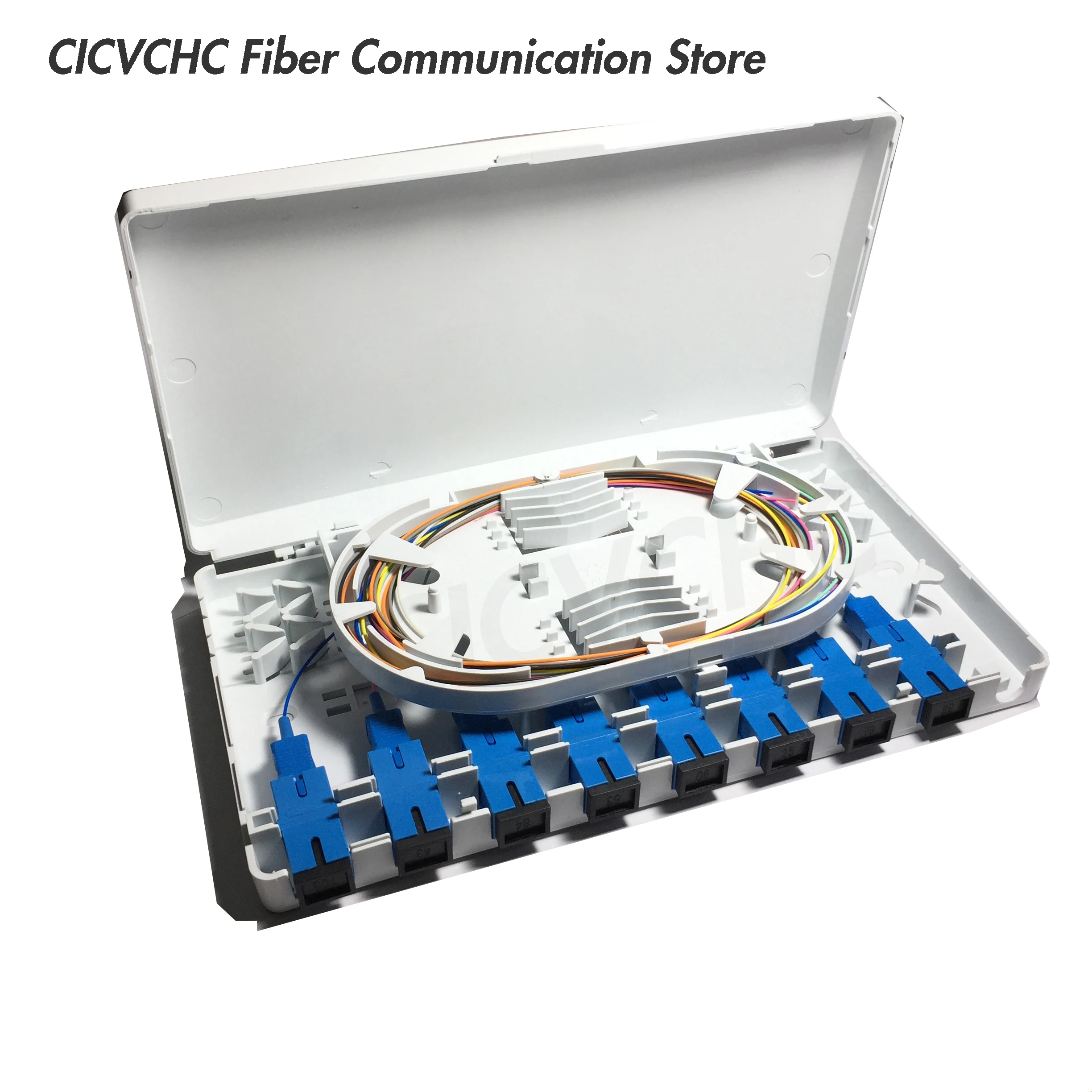 5pcs 8 Port for SC/LC/ST Adapter Fiber Terminal Box  for FTTH