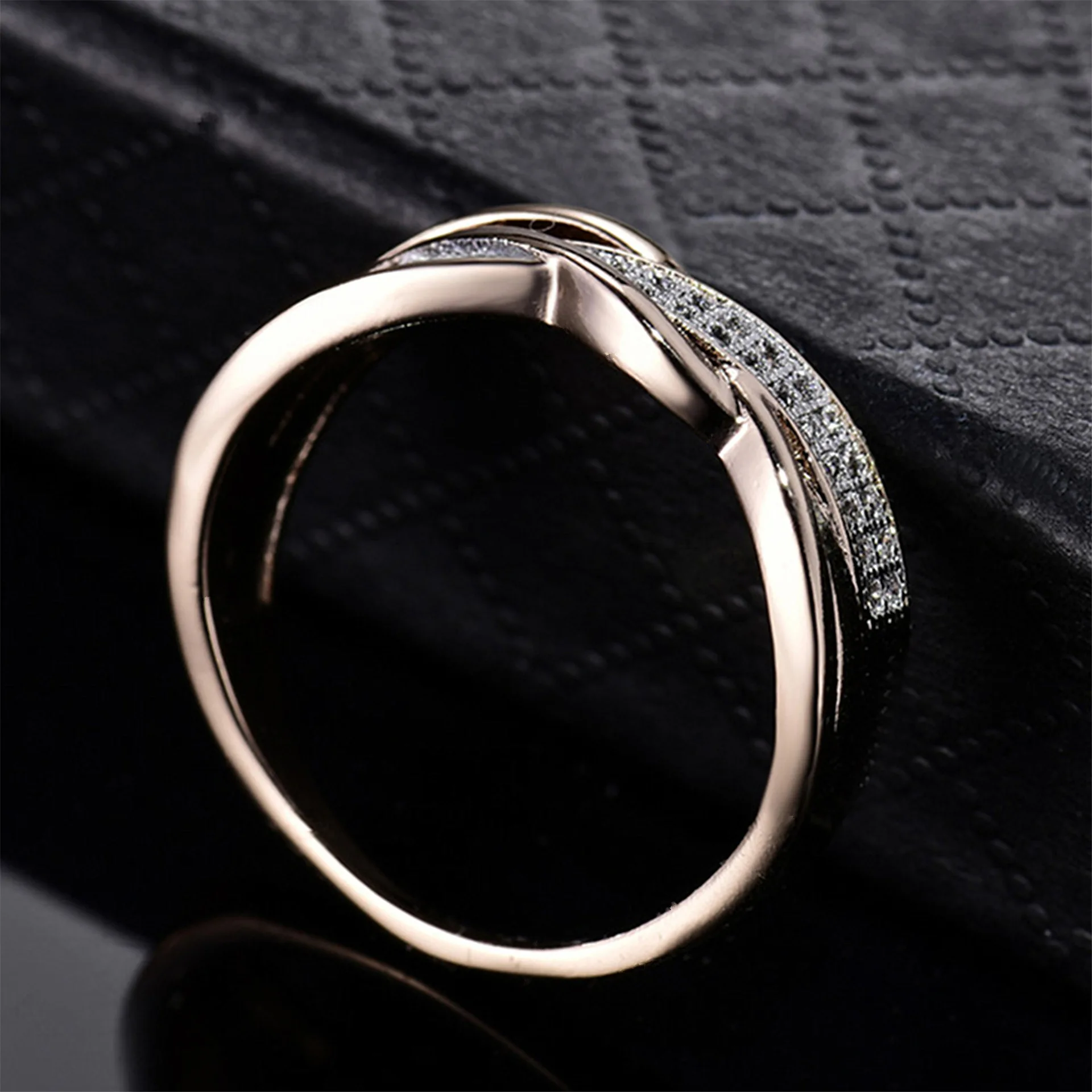 Kemstone Creatived Engagemnet кольцо медь золото посеребренное кольцо для женщин ювелирные изделия подарок